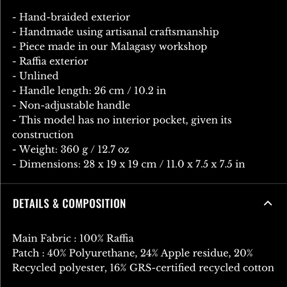 Sézane Marcia Basket Bag - Picture 7 of 7